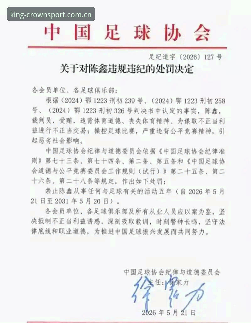 皇冠热门联赛手机版 中国足协第三批禁足名单公布:5项关键数据揭示足坛反腐风暴全貌